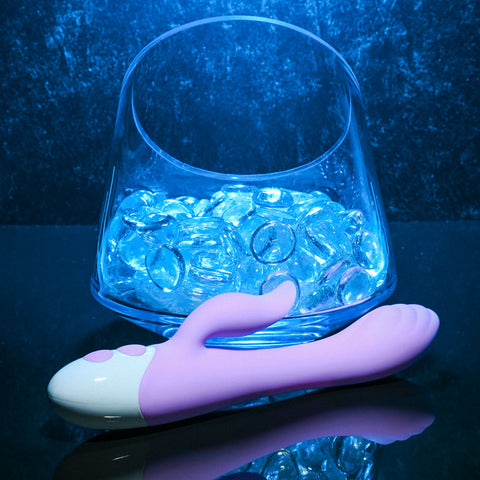 Evolved PLEASING PETAL Lilac 19.7 cm USB Rabbit Vibrator VIBRATORS-RABBIT