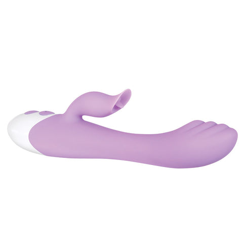 Evolved PLEASING PETAL Lilac 19.7 cm USB Rabbit Vibrator VIBRATORS-RABBIT