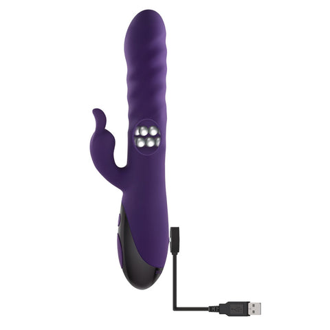 Evolved Rascal Rabbit 22.9 cm USB Rechargeable Rabbit Vibrator VIBRATORS-RABBIT