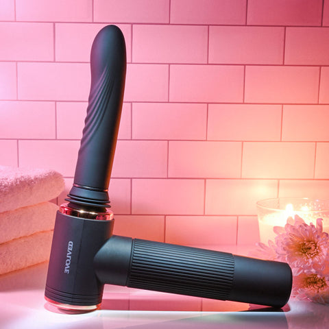 Evolved TOO HOT TO HANDLE Thrusting Vibe 7 Speed USB Rechargeable DONGS Thrusting