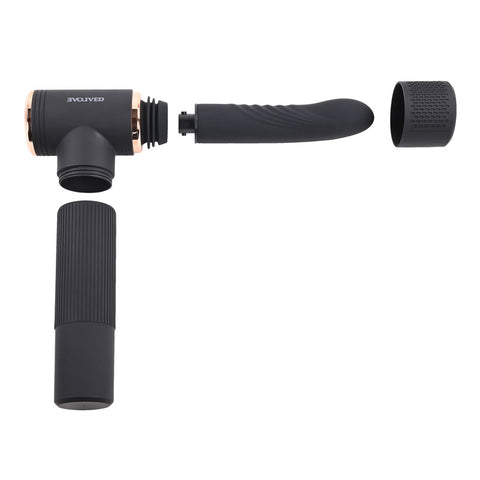 Evolved TOO HOT TO HANDLE Thrusting Vibe 7 Speed USB Rechargeable DONGS Thrusting