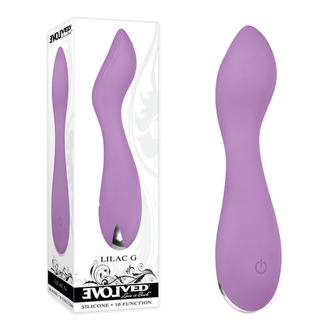 Evolved Lilac G 11.5 cm USB Rechargeable Mini Vibrator Purple BULLETS
