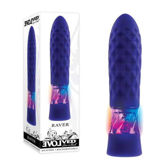 Evolved RAVER -  12.3 cm USB Rechargeable Mini Vibrator