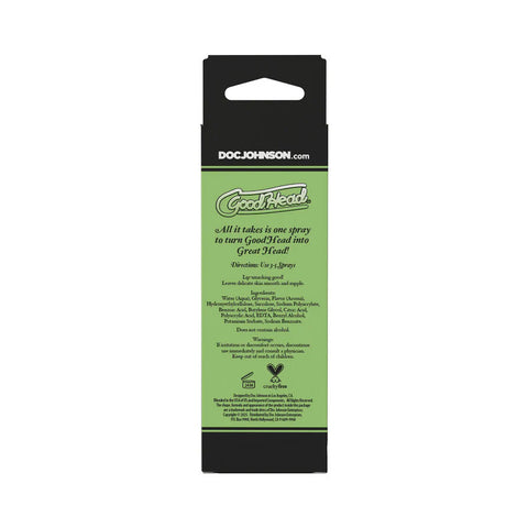 Goodhead Juicy Head Mojito – Vegan Friendly Dry Mouth Spray > Lube > Oral Gels & Sprays