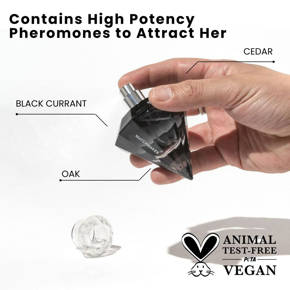Matchmaker Pheromone Body Spray Black Diamond Attract Her 30ml Fragrance Mist