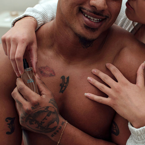 Eye of Love Love in Bloom Blue Ember Pheromone Cologne for Men 30ml Citrus and Cedar Scented Attraction Spray Fragrance Mist