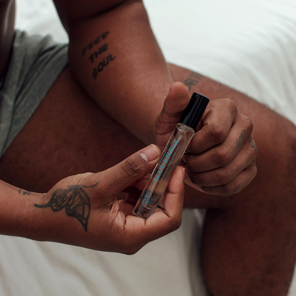 Bloom Pheromone Body Spray Blue Ember Attract Her 10ml > Essentials > Aphrodisiacs