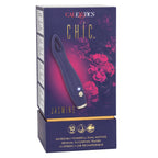 Chic Jasmine Navy Blue 6.25 Inch Dual Motor Silicone Vibrator with 10 Speeds and Rechargeable > Vibrators > Standard Vibrators