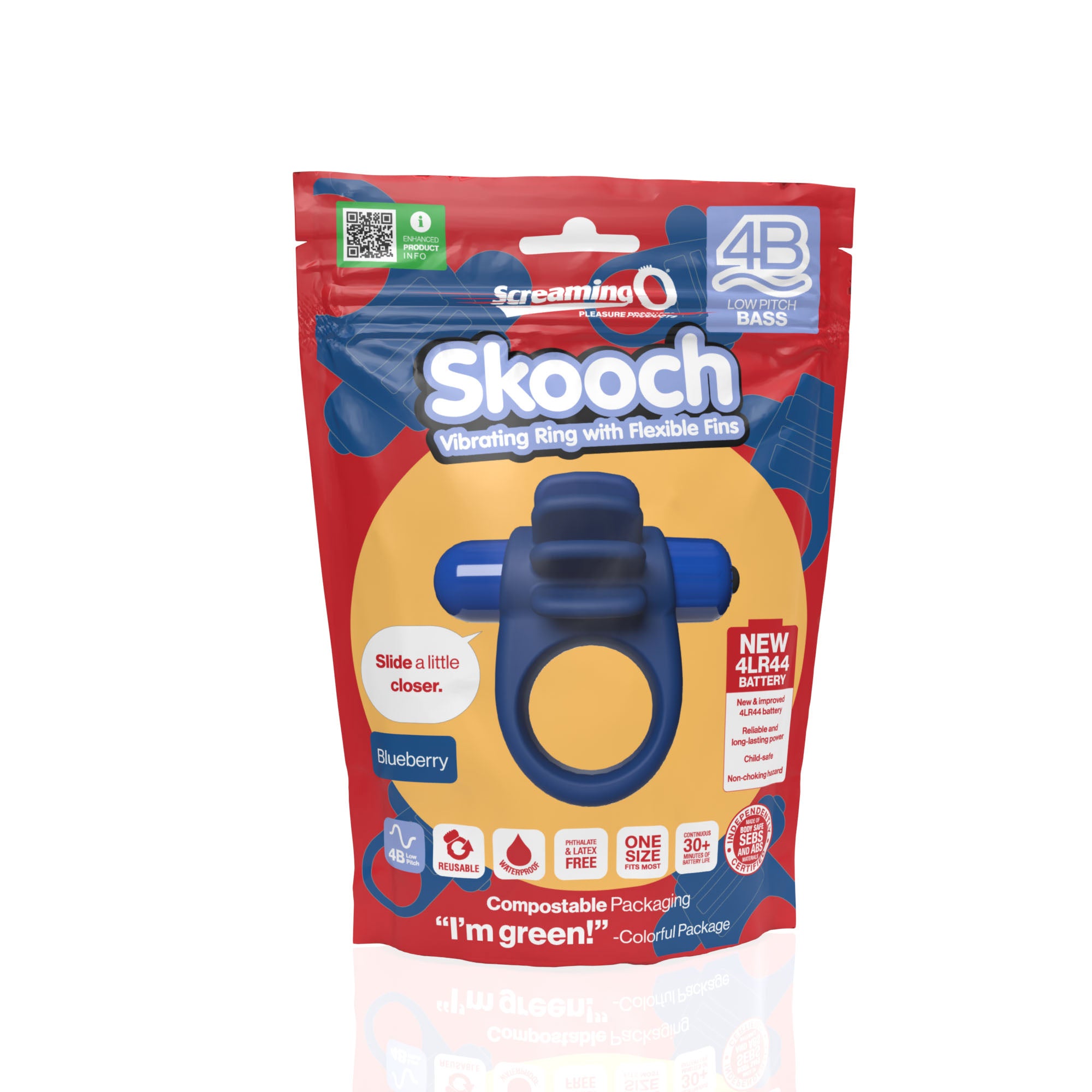 Skooch 4B Low Pitch Bass (Blueberry) > Sex Toys > Couples Toys