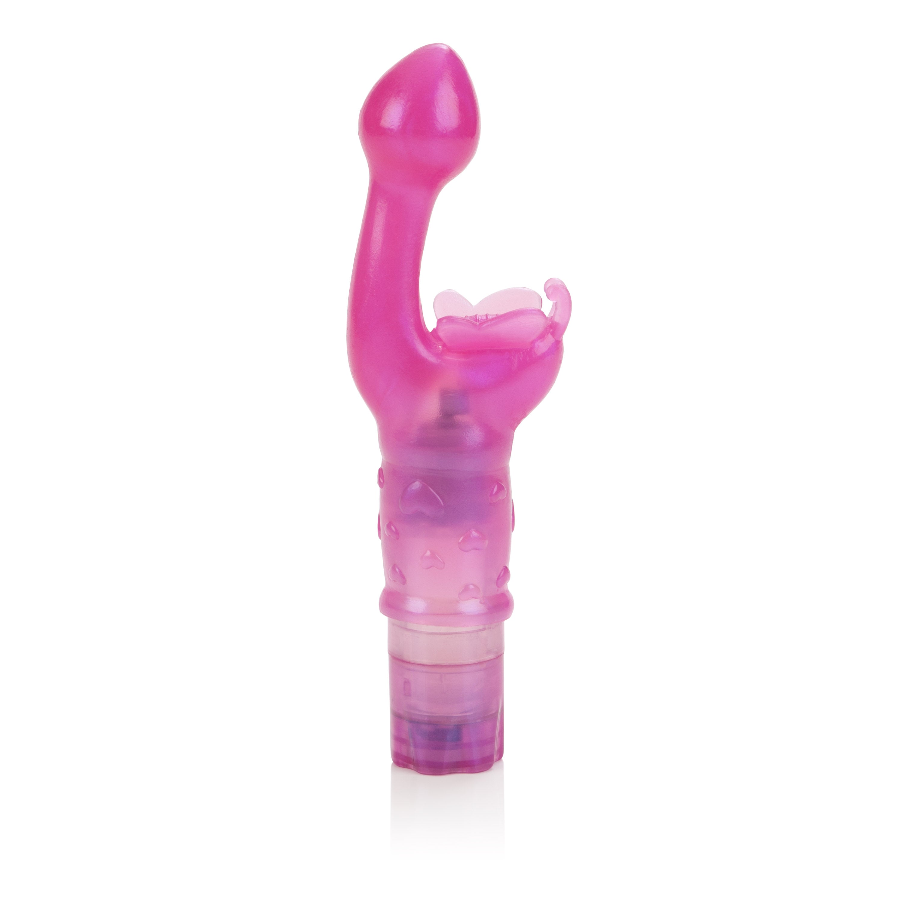 The Original Butterfly Kiss Pink Curvy Multi-Speed G-Spot and Clitoral Massager 2.75 Inch Vibrators - G Spot