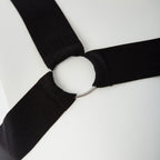 Gender Fluid Mason Harness Black L-XXL Size Chest 40-60 Inches > Clothes > Womens Harnesses