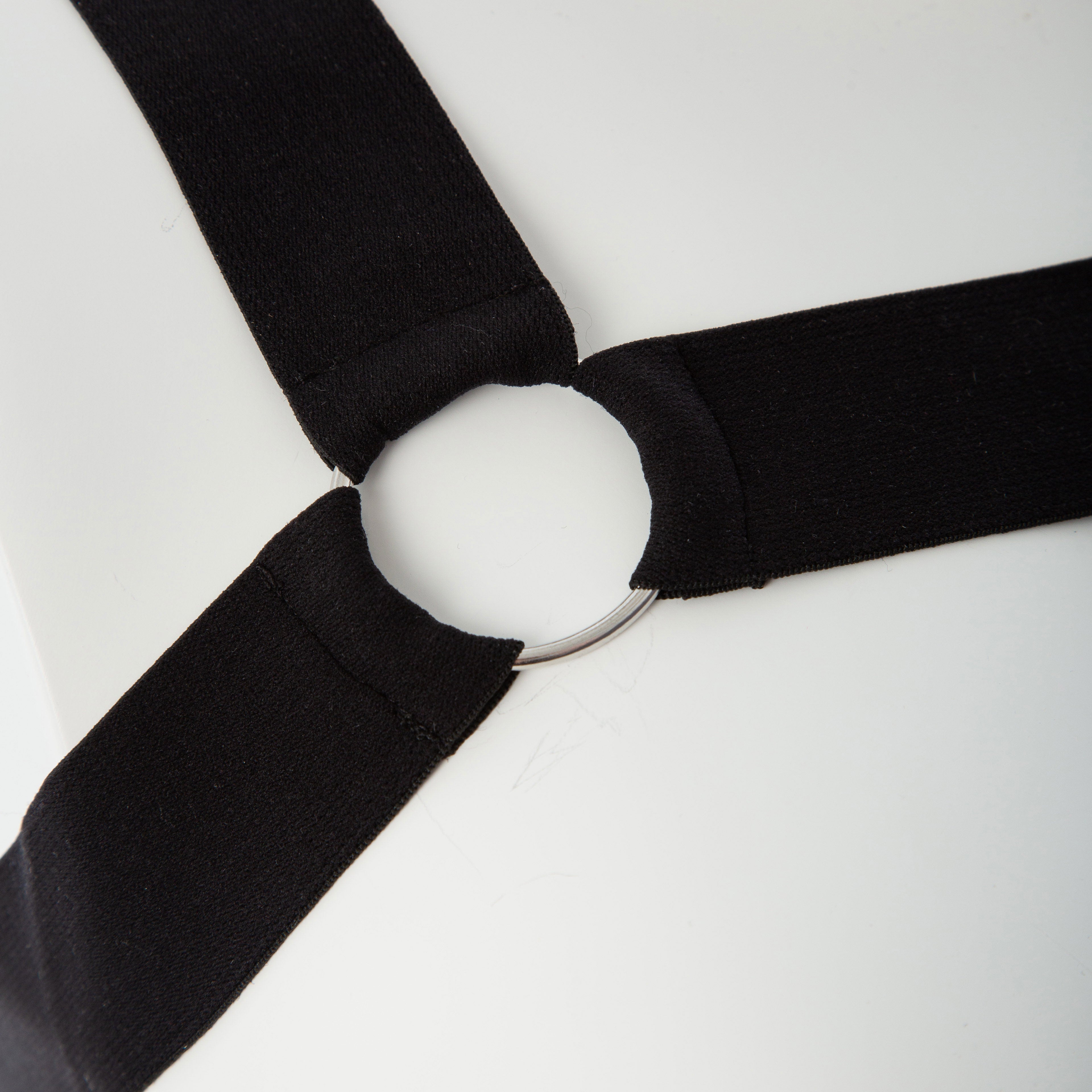 Gender Fluid Mason Harness Black L-XXL Size Chest 40-60 Inches > Clothes > Womens Harnesses