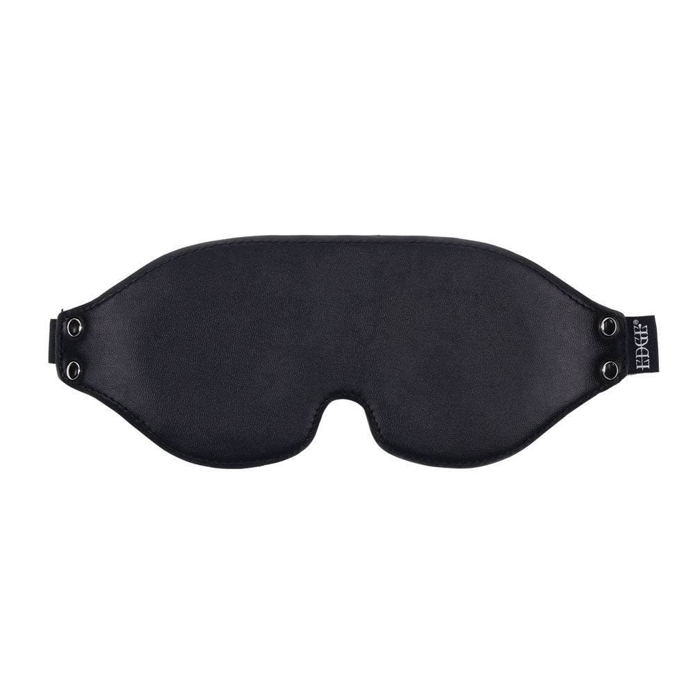 Edge Lights Out Blindfold Eyemask Restraint – Faux Leather Sensory Play Accessory > Bondage Gear > Blindfolds