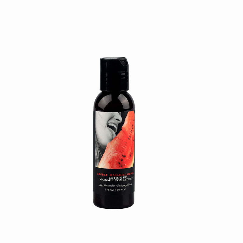 Edible Massage Lotion Watermelon Flavored 60 ml for Sensual Moments Massage Oil