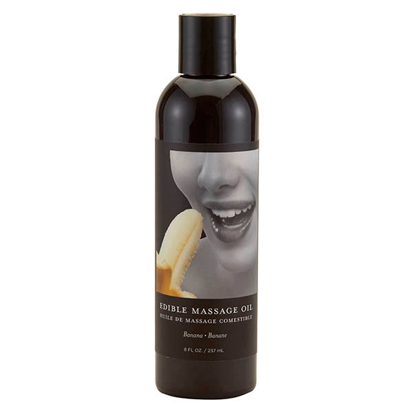 Edible Massage Oil Banana Flavoured 237ml Bottle Secondary image