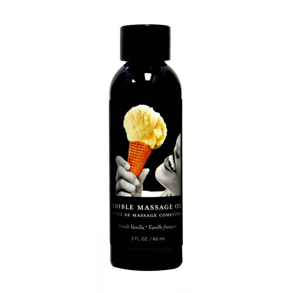 Edible Massage Oil French Vanilla Flavor 59ml Bottle Spa Quality > Essentials > Massage Oil Main image