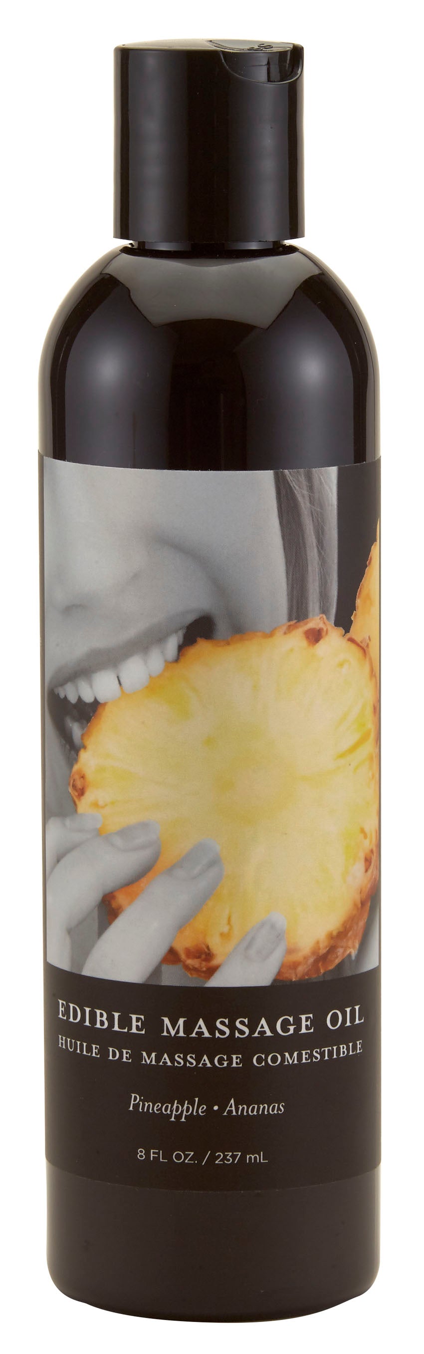 Edible Massage Oil Pineapple Flavoured 237ml Bottle Secondary image