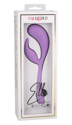 Elle Liquid Silicone Dual Flicker Vibrator in Purple with 10 Vibration Functions and Rechargeable > Vibrators > Ladies > Rabbit