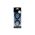 Epic Hard On Silicone Ring Kit 2 Pack Black > Cock Ring > Sets