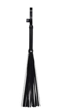 Shadow Chain Flogger – Faux Leather and Chain Impact Toy Black > Bondage Gear > Whips & Floggers