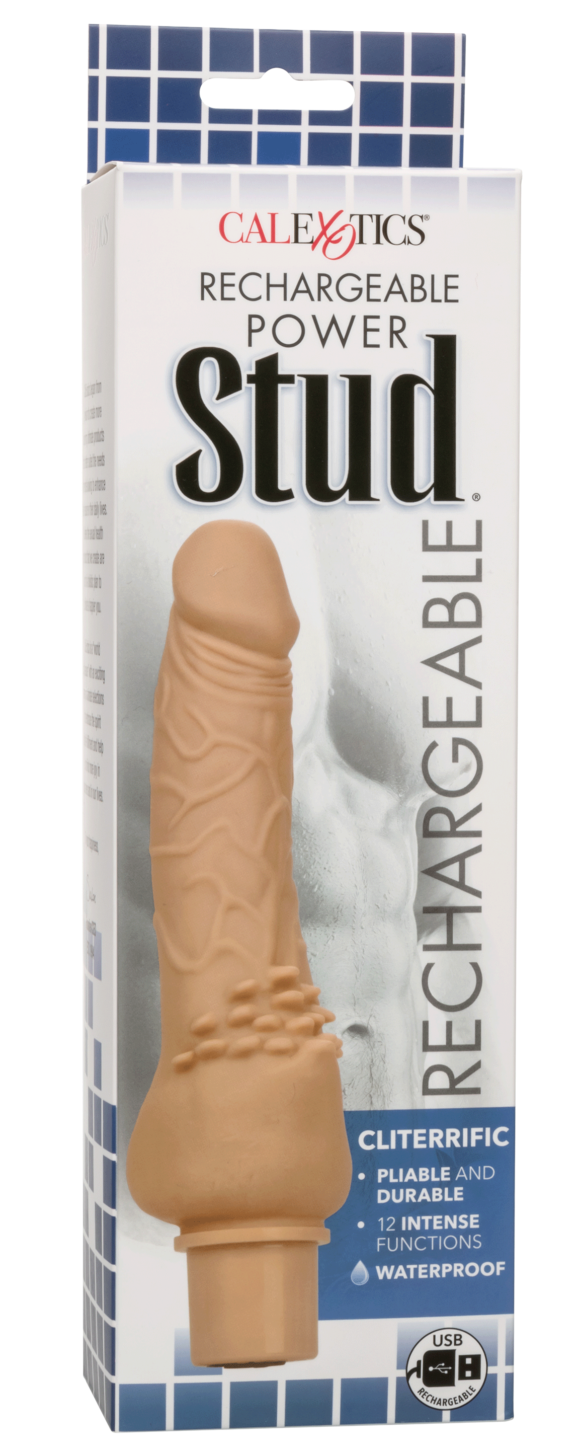 Power Stud Cliterrific Extra Large Vibrator - Ivory > Vibrators > Standard Vibrators