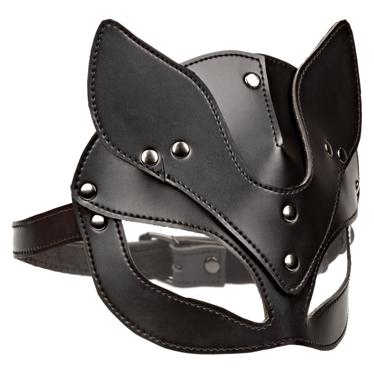 Euphoria Collection Black Cat Mask (Black) – Velvet Interior Adjustable Buckle Mask > Bondage Gear > Masks