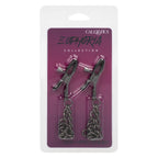 Euphoria Collection Black Chain Adjustable Nipple Clamps with Soft Pads > Sex Toys > Nipple Clamps
