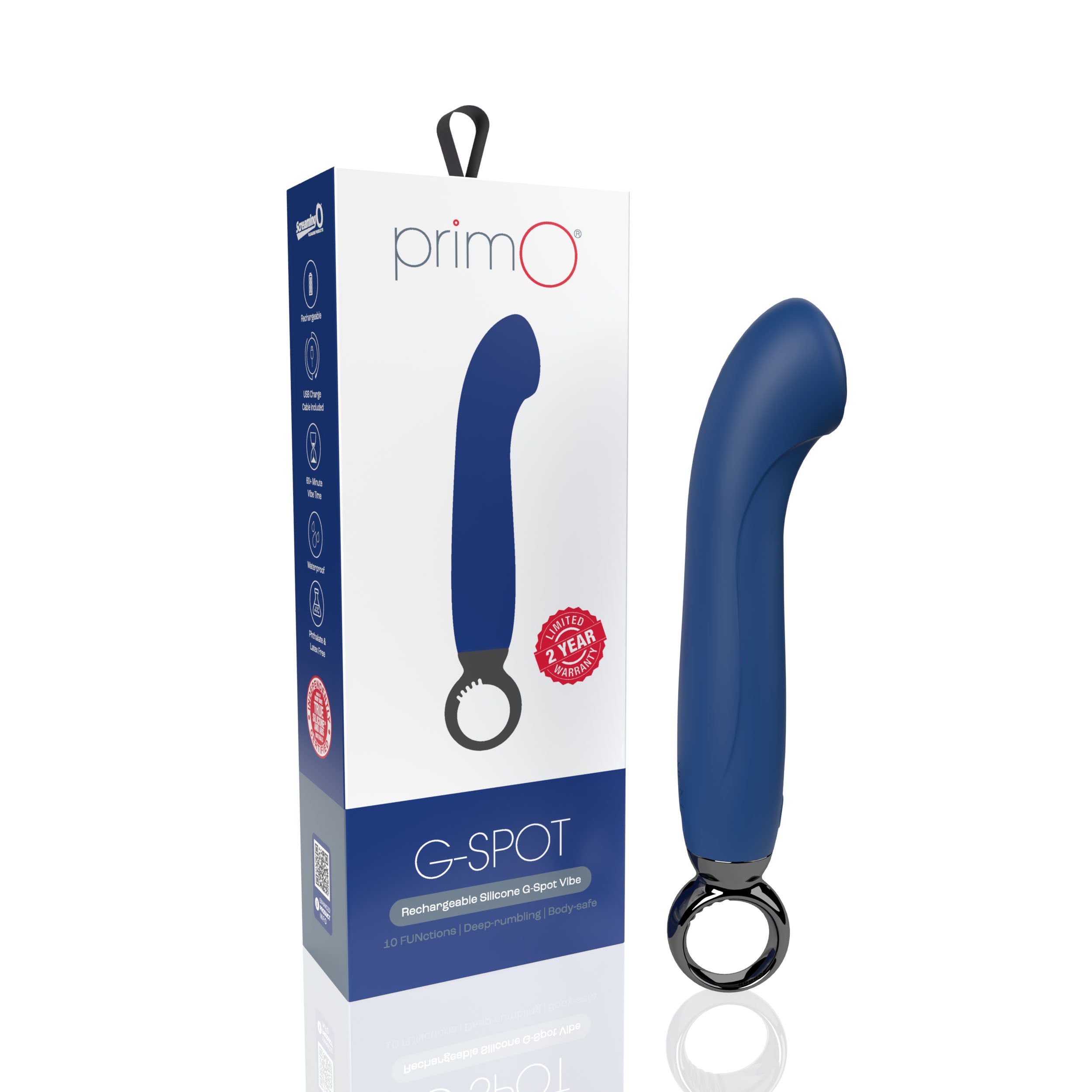 Screaming O PrimO G-Spot Vibrator – Powerful 5+5 Vibration Settings G-Spot Vibrator > Vibrators > G-Spot