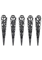 Sex & Mischief Sensory Fingertips - 8.25 cm Black Alloy > Bondage Gear > Medical Instruments