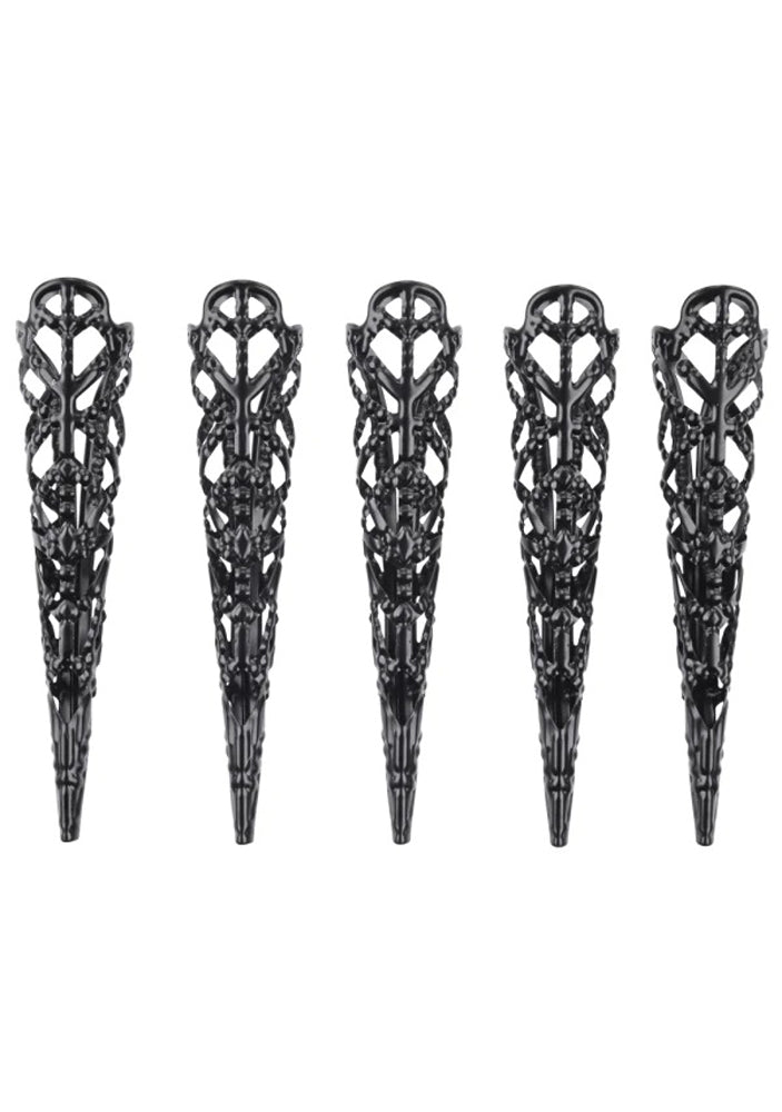 Sex & Mischief Sensory Fingertips - 8.25 cm Black Alloy > Bondage Gear > Medical Instruments
