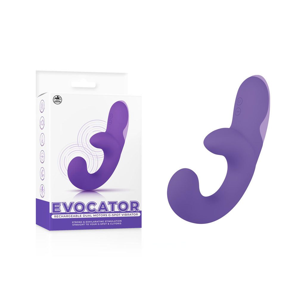 Evocator Dual Point Vibrator in Purple Purple Vibrators