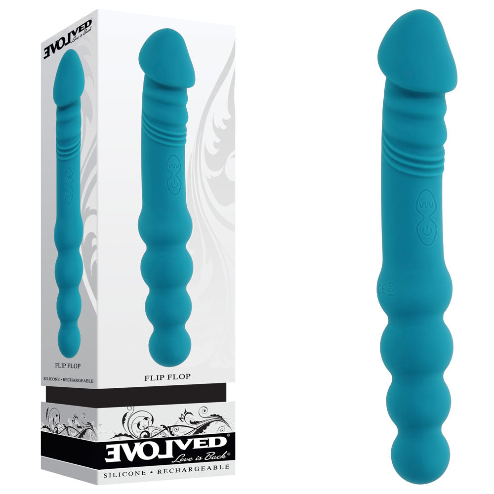 Evolved Flip Flop 23.1 Centimeter Dual Ended Vibrator > Vibrators > Standard Vibrators Main image
