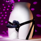 Evolved GIVING VIBES 14.6 cm Vibrating Strap-On > Dildos > Strap On Harnesses