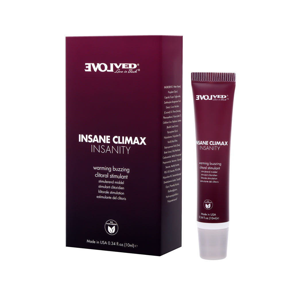 Evolved Insane Climax Insanity Warming Clitoral Stimulation Gel 10ml > Essentials > Womens Enhancers Main image