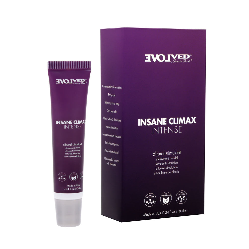 Evolved Insane Climax Intense Clitoral Stimulation Gel 10ml > Essentials > Womens Enhancers
