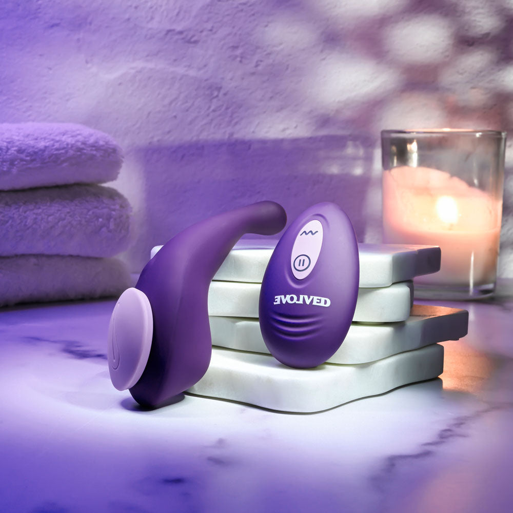 Evolved PANTY PARTY Remote Controlled Silicone Vibe 10cm Secondary image