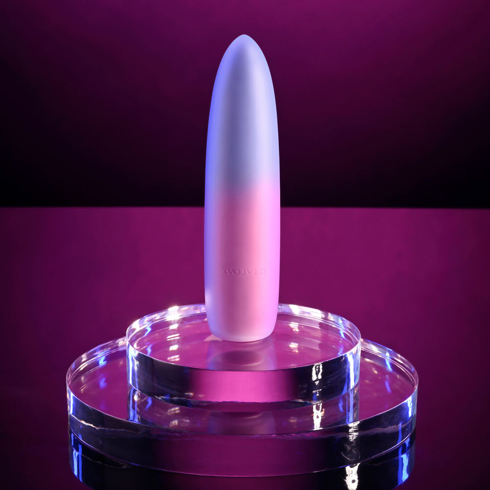 Evolved Paradise Bullet Pink Purple 10.2 cm Mini Vibrator > Vibrators > Mini Vibrators
