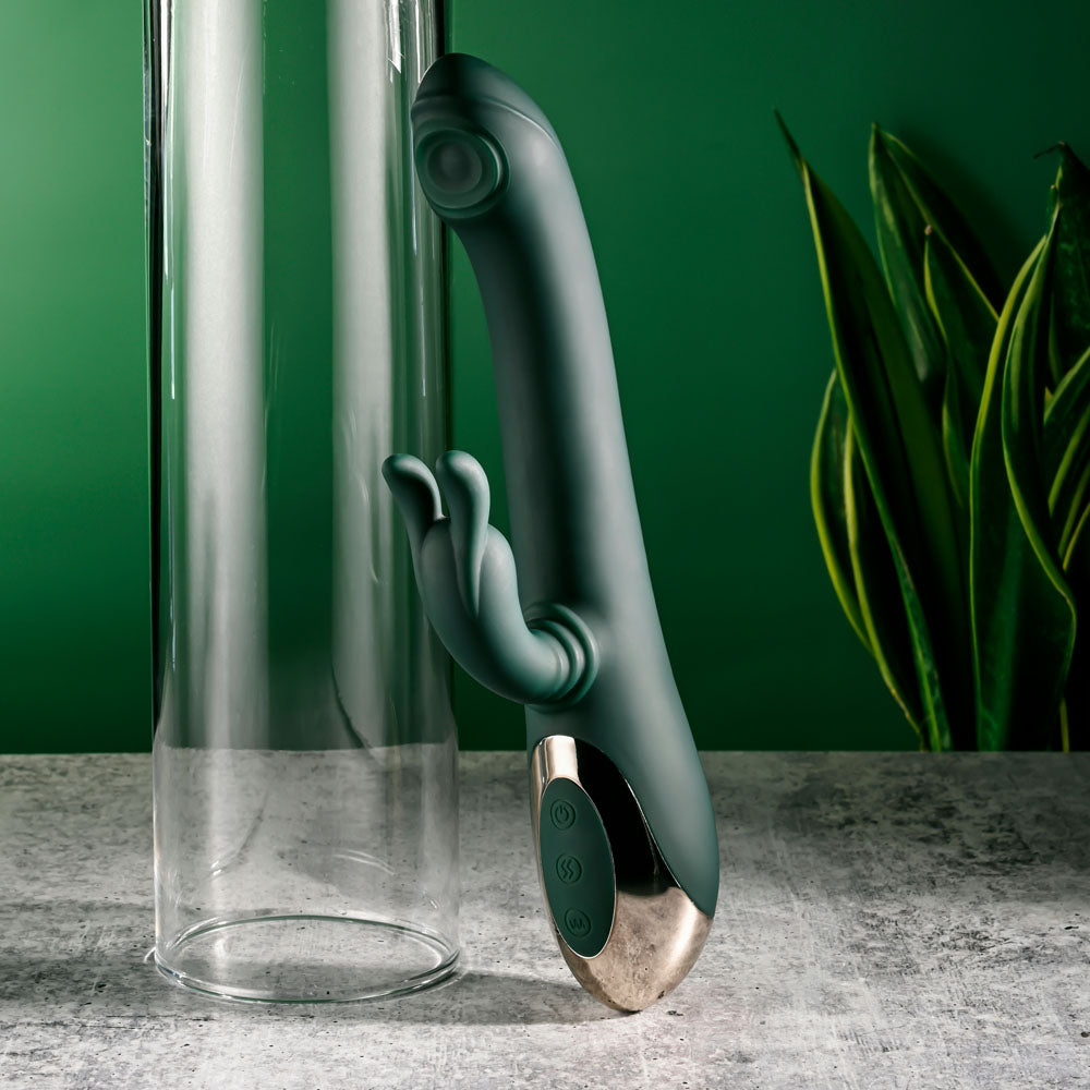 Evolved Rabbit Tap Tap 25 cm USB Rechargeable Vibrator with Tapping Tip VIBRATORS-RABBIT