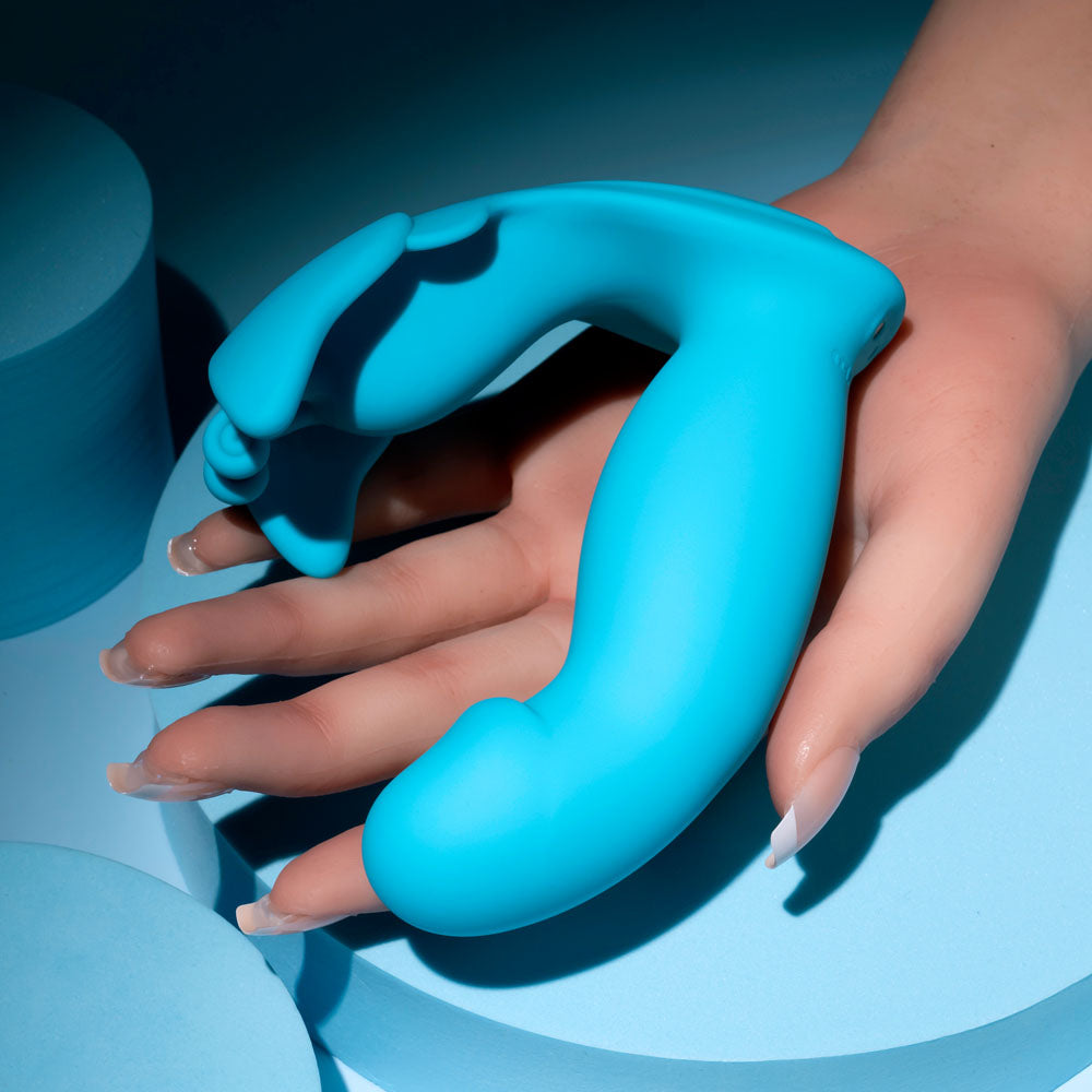 Evolved SPREAD YOUR WINGS Blue Butterfly Vibrator 12.6cm > Sex Toys For Ladies > Panty Vibes