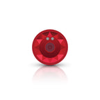Cheeky Charms Red Vibrating Metal Butt Plug Medium > Anal Range > Vibrating Butt Plugs