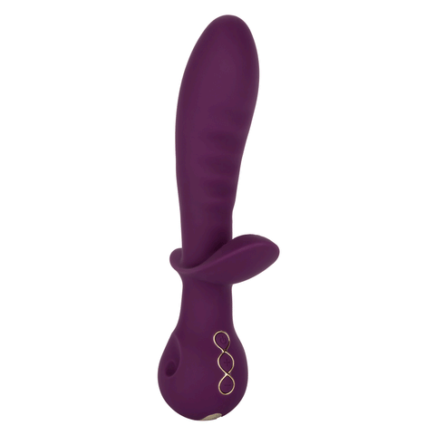 Obsession Lover Turbo-Charged Dual Vibrator in Purple with 10 Vibration Functions and Waterproof Silicone Design Vibrators - G Spot