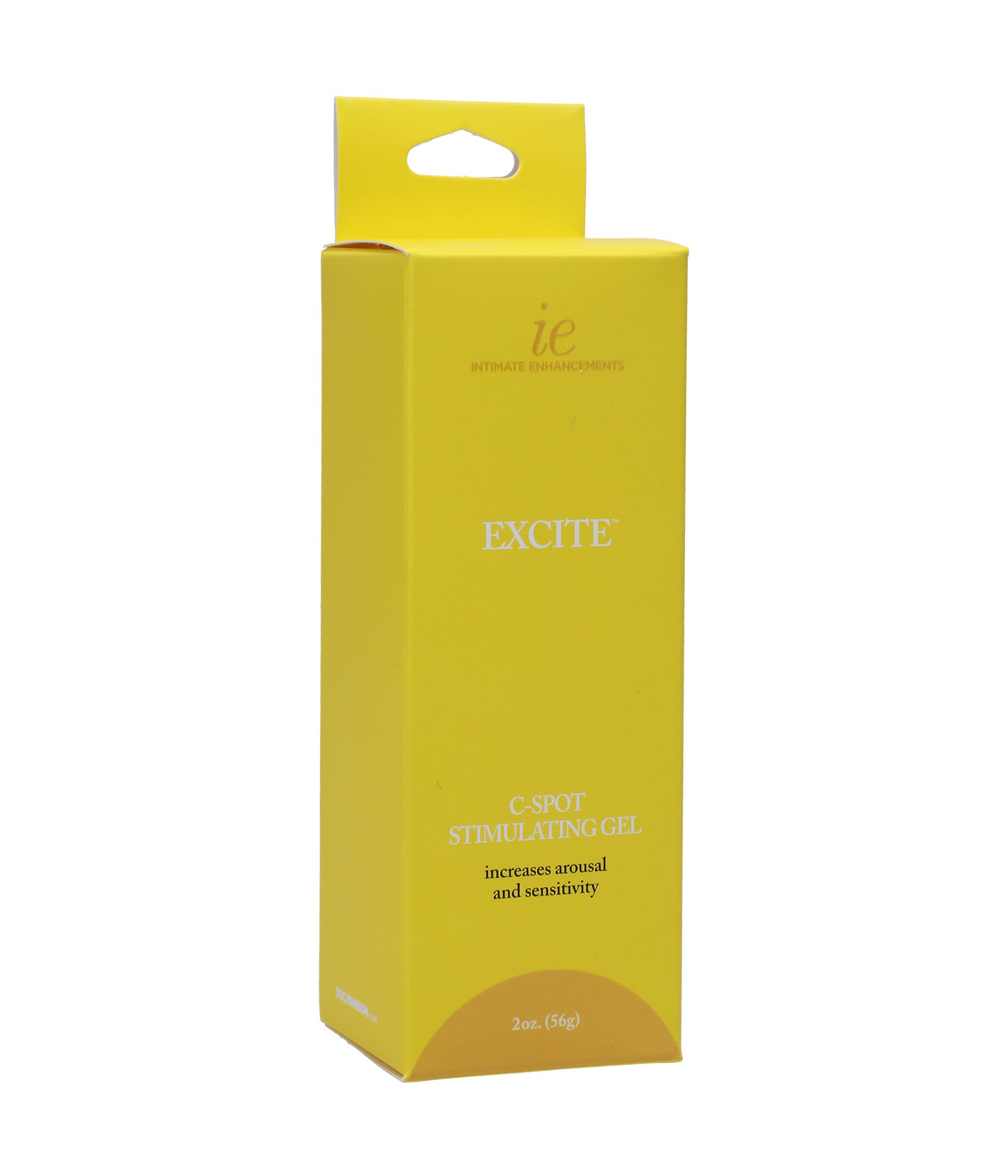 Excite C-Spot Stimulating Cream 2 oz Yellow Packaging Secondary image