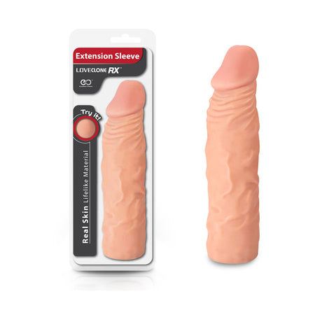 Loveclone RX Extension Sleeve 20 cm Penis Extender Sleeve for Enhanced Intimacy Flesh SLEEVES