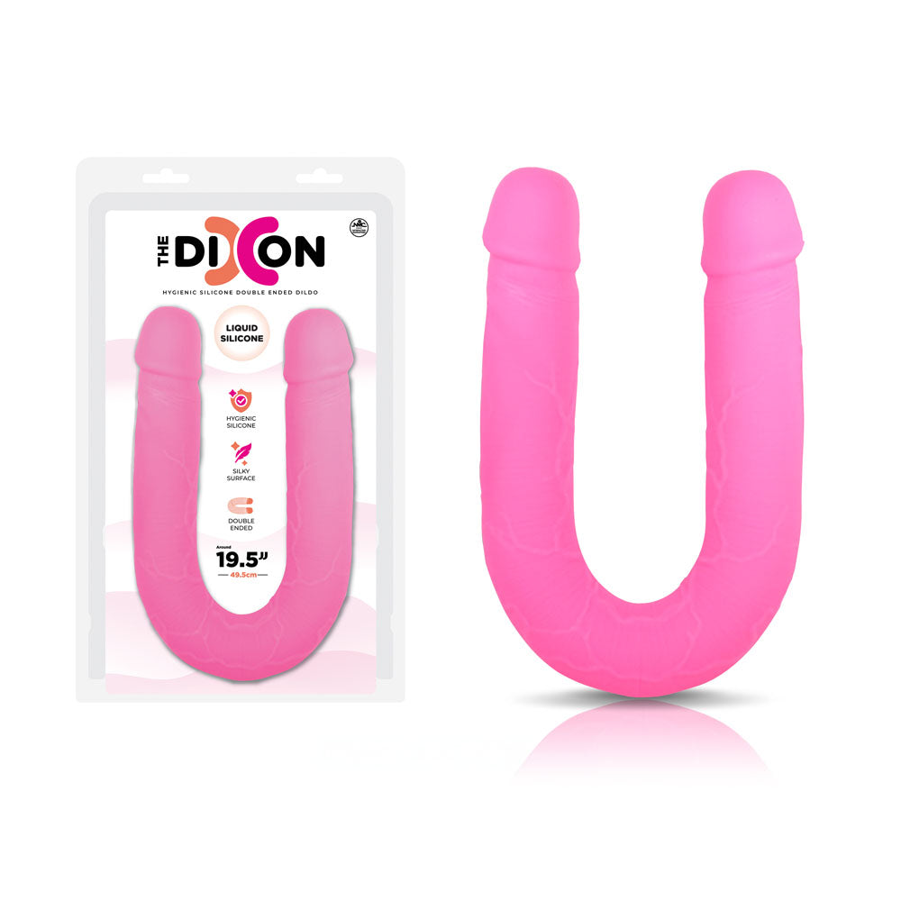 The Dixon 50cm Double Dong in Pink Pink > Dildos > Double Dildos