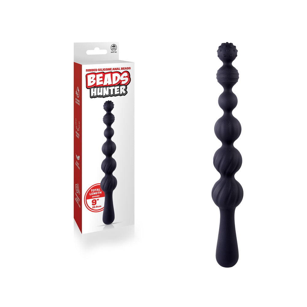 Beads Hunter (22.9 cm) – Anal Beads Black > Anal Range > Anal Beads Main image