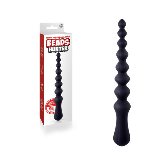 Beads Hunter 24.1 cm Anal Beads - Black