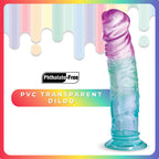 Jellido Clear – Realistic 18 cm Dildo with Strong Suction Cup Base > Dildos > Realistic Dildos
