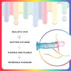 Jellido Clear – Realistic 18 cm Dildo with Strong Suction Cup Base > Dildos > Realistic Dildos