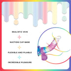 Jellido 14cm Curved Dildo Clear Realistic Pleasure Device > Dildos > Slim Dildos
