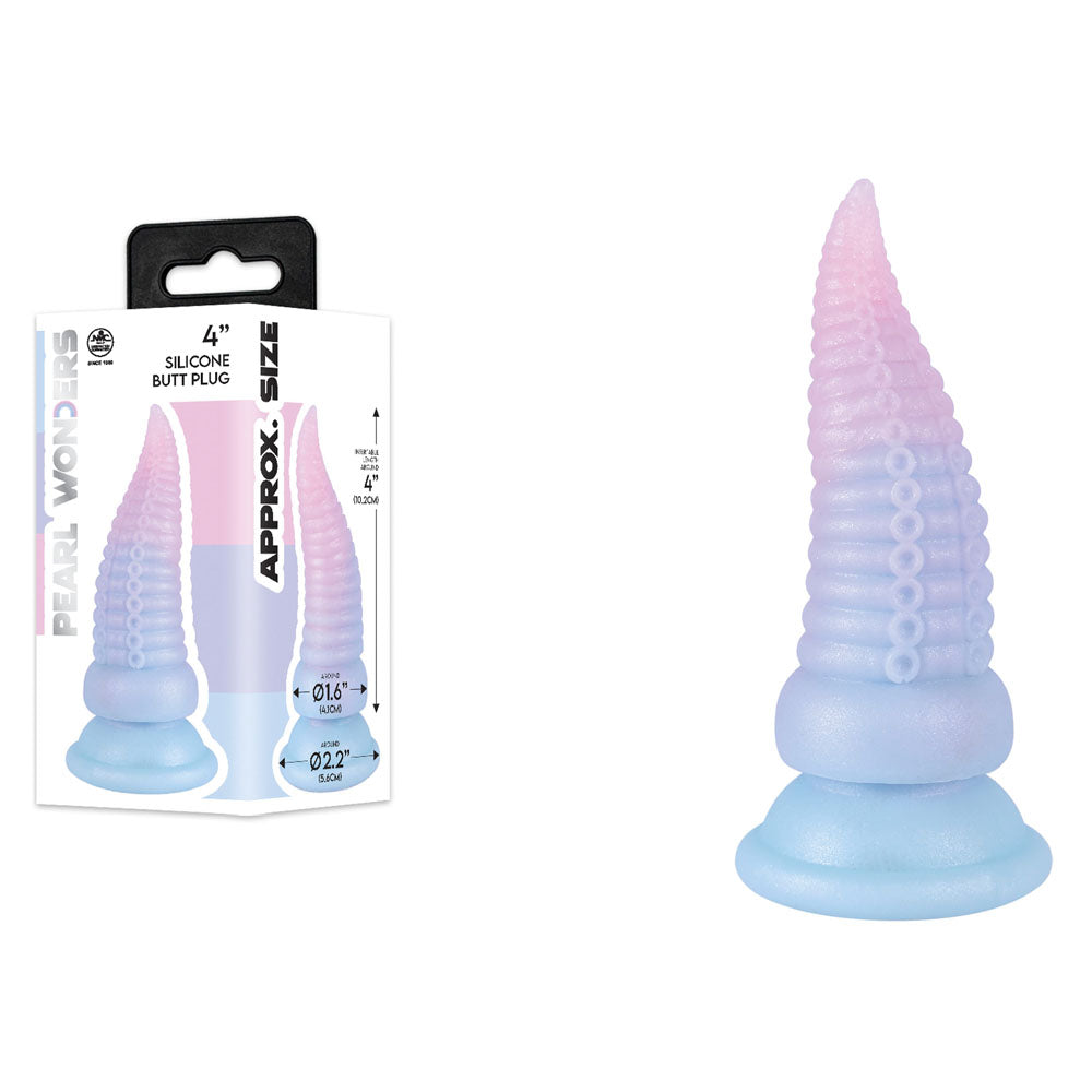 Pearl Wonders Fantasy Tentacle Plug – 10 cm Silicone Anal Plug Multi > Dildos > Fantasy